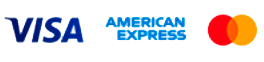 Visa, American Express, Mastercard